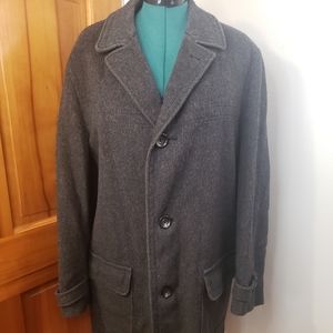 Vintage Loden Men's Wool Overcoat Lodenfrey Munich